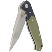 Nóż składany Bestech Swordfish Black / Green G10, Satin D2 (BG03A)