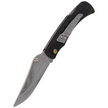 Mikov Crocodile Black ABS Folding Knife, Mirror Finish with Clip (243-NH-1/C CLIP/BLACK)