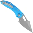 Nóż automatyczny Microtech Stitch-A S/E Blue Tri-Grip Aluminium, Apocalyptic M390 by Borka Blades and Tony Marfione (169-10APBL)