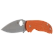 Nóż składany Spyderco Sage 5 Burnt Orange FRN, Satin Plain CPM REX 121 (C123BORP)