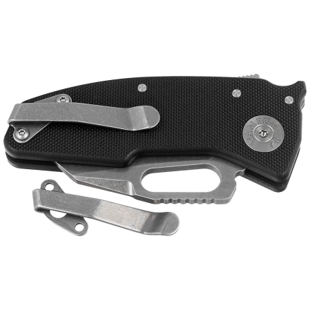 Demko Nano Shark Knife Black G10, Stonewashed CPM 20CV by Andrew Demko (AD-NANO-G10BLK-20CV)