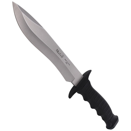 Muela 85-181 Black Rubber Knife, Satin 420H