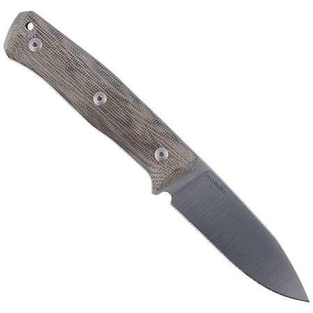 Nóż LionSteel Bushcraft Green Canvas, Satin Blade (B35 CVG)