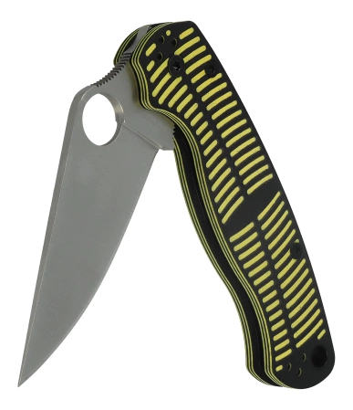 Nóż składany Spyderco Para Military 2 Salt Yellow/Black G10, Satin MagnaCut by Sal, Eric Glesser (C81GBKYLMCP2)