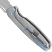 Nóż składany Kubey Tityus KB360A Gray Titanium, Bead Blasted 14C28N