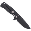 Nóż składany LionSteel SR22A Black Aluminum, Black Sleipner by Molletta (SR22A BB)