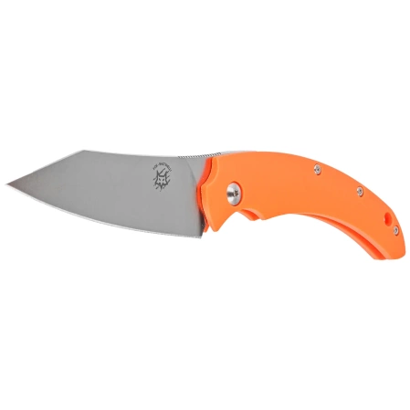 Fox Slim Dragontac ''Piemontes'' Orange FRN, Satin N690 by Bastinelli Knife (FX-518 O)