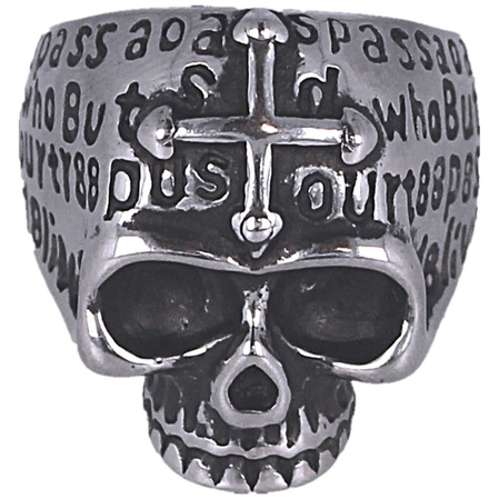 Pierścień Tole 10 Imperial Skull Cross Ring Ø22 (09984-22)