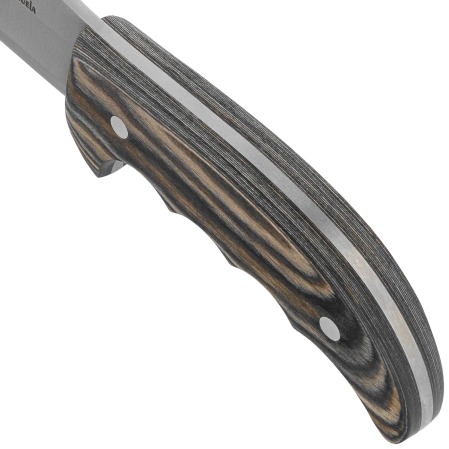 Nóż Muela Outdoor-12M Evergreen Pakka Wood, Satin X50CrMoV15