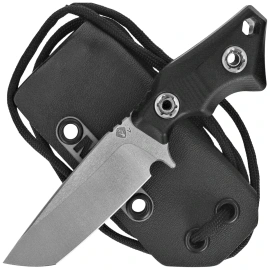 Nóż Medford Micro Tanto PS Black G10, Std HW, Tumbled 3V (MK053VTQ-08KB-SPQ3-Q4)