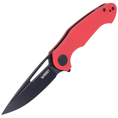 Nóż składany Kubey Dugu Red G10, Dark Stonewashed 14C28N (KU210F)