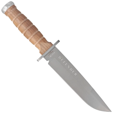 Nóż Fox Defender Walnut Wood, Bead Blasted N690Co (FX-689)