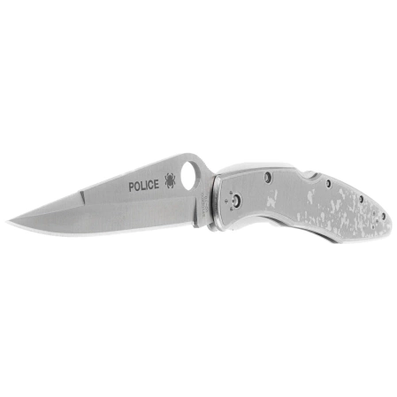 Nóż składany składany Spyderco Police Model Stainless Plain (C07P)