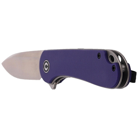 CIVIVI Knife Elementum Flipper Purple G10, Satin Finish (C907V)