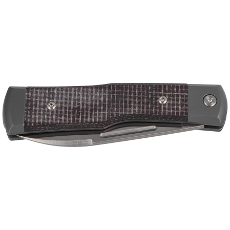 Scyzoryk Fox Gunstock Bison Micarta/Titanium, Satin M390 (FX-558 BI)