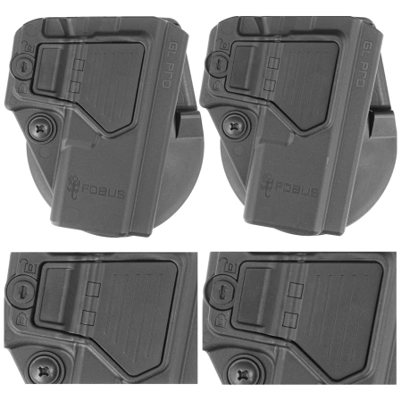 Fobus GL PRO Level 2 Passive/Active Holster for Glock 17, 19, 19X, 26, 45, 48