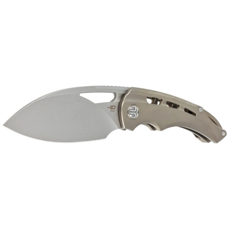 Bestech Fairchild Bronze Titanium, Bead Blast Stonewashed CPM S35VN by Kombou Knife (BT2202A)