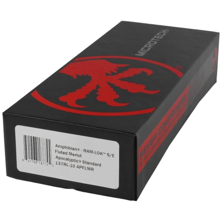 Nóż składany Microtech Amphibian Ram-Lok S/E Fluted Merlot Aluminium, Apocalyptic M390MK by Tony Marfione (137RL-10APFLMR)