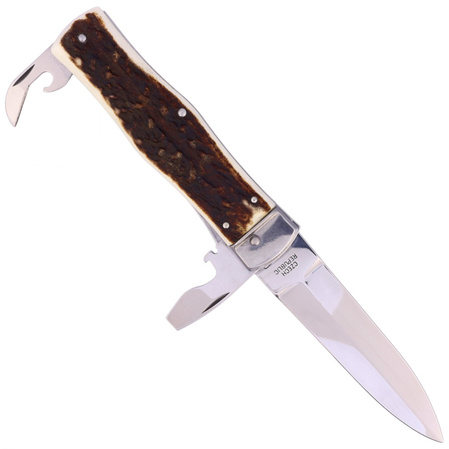 Mikov Predator Deer Stag, Mirror switchblade (241-NP-3/KP)
