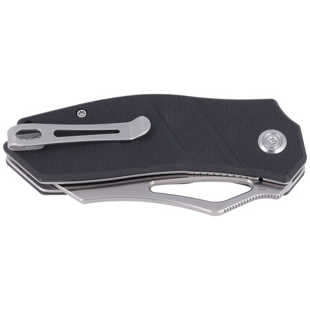 Kubey Ceyx Knife Black G10, Satin D2 (KU335A)