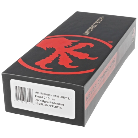 Nóż składany Microtech Amphibian Ram-Lok S/E Fluted Tan G10, Apocalyptic M390MK by Tony Marfione (137RL-10APFLGTTA)