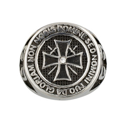 Tole 10 Imperial Templar Cross Ring Ø23 (09980-23)
