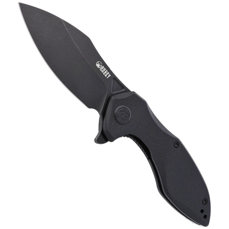 Nóż składany Kubey Knife Noble, Black G10, Dark Stonewashed D2 (KU236F)