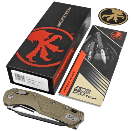 Nóż składany Microtech MSI S/E Ram-Lok Frag OD Green G10, Black M390MK by Tony Marfione (210-1FRGTOD)