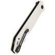 Nóż składany Kubey Knife Pylades Ivory G10, Blackwash AUS-10 (KU253D)