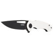 Kubey Dugu Ivory G10, Black Stonewashed 14C28N knife (KU210G)