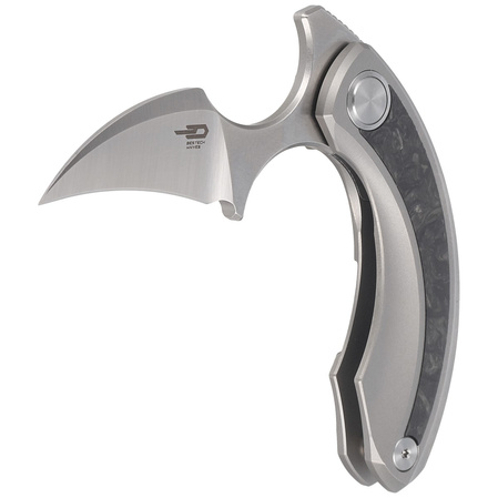 Nóż składany Bestech Strelit Grey Titanium/Marbled Carbon Fiber, Satin/Stonewashed M390 by Ostap Hel (BT2103M)