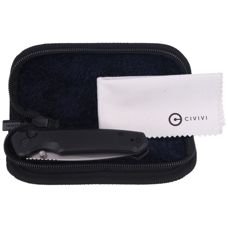 Nóż składany CIVIVI Altus Black G10, Silver Bead Blasted (C20076-1)