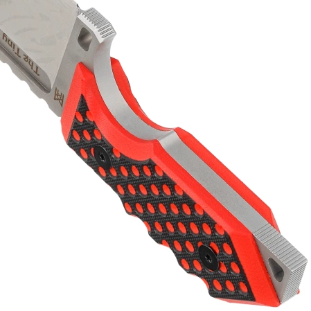 Nóż Midgards Messer The Tiny Thunrar Black/Red G10, Satin 14C28N by Ralph and Tina Zlobinsky (MM019)