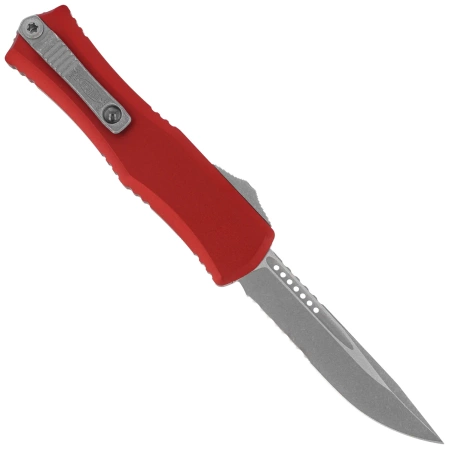 Microtech Hera II Mini Bayonet Red Aluminum, Apocalyptic P/S M390MK by Tony and Sean Marfione (1703M-11 APRD)