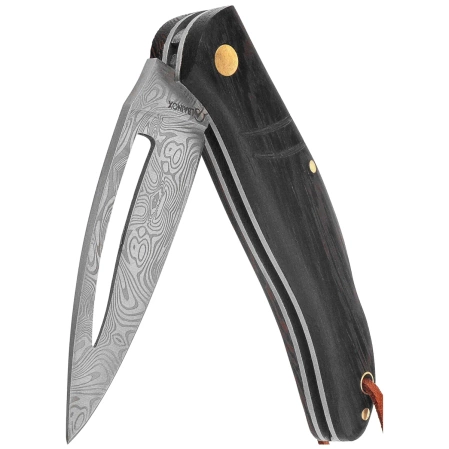 Nóż składany Martinez Albainox Wengue Wood, Laser Pattern 3Cr13Mov (18754)