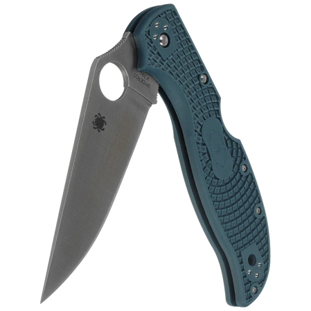 Spyderco Stretch 2 XL Lightweight Knife Blue FRN, Satin K390 by Sal Glesser (C258FPK390)
