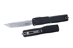 Microtech Ultratech Gen III ZBP T/E OTF Knife Black Aluminum, Stonewashed M390MK by Tony Marfione (1123-10)