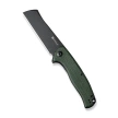 Sencut Knife Traxler Green Canvas Micarta, Black Stonewashed 9Cr18MoV (S20057C-4)