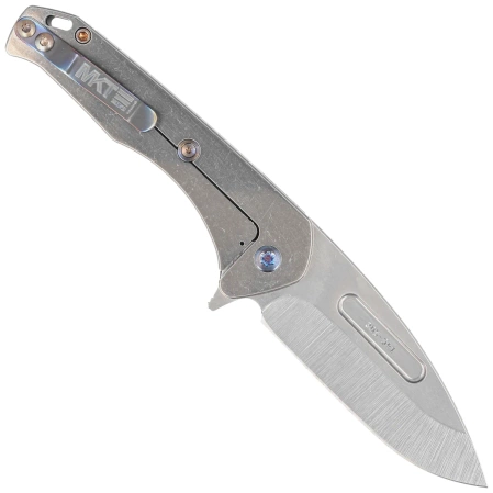 Nóż składany Medford Praetorian Swift FL Flipper Tumbled Blade, Blue Handle, Flamed HW/Clip, S45VN (MKFF2064TD-44TM-TFCF-Q4)