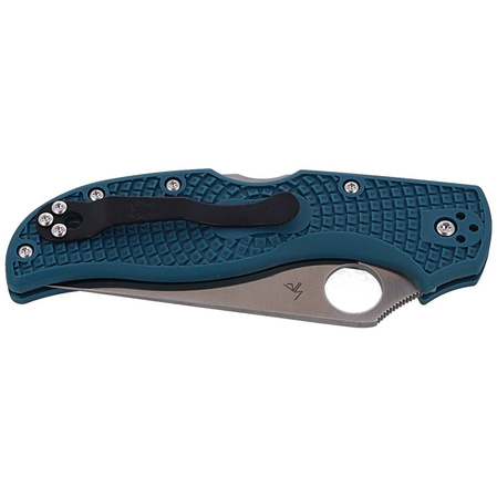 Spyderco Stretch 2 Straight Spine Blue FRN, Plain K390 (C90FP2K390)