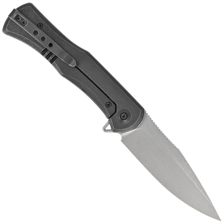 WE Knife Primoris Black Titanium, Gray Stonewashed (20047A-2)