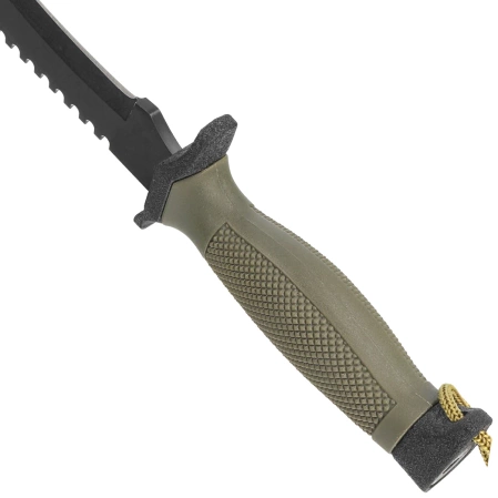 Third Decor Habitat Green ABS, Black 420 Knife (H0502N)