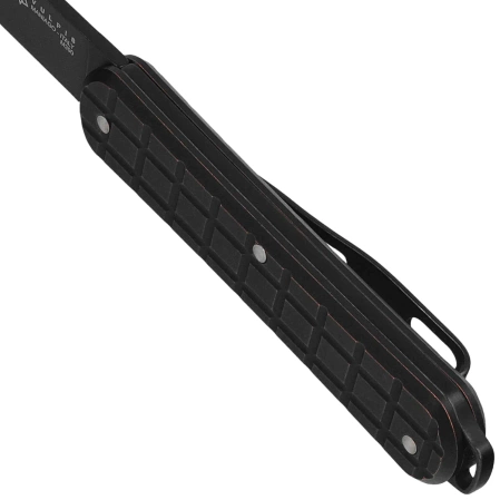 Scyzoryk Fox Vulpis 130 LE No 053/250 Grenade Pattern Black Copper, Black Stonewashed M390 (FX-VPGP130 COB)