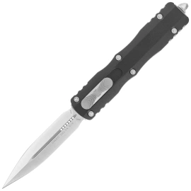 Microtech Dirac Delta D/E OTF Knife Black Aluminum, Satin M390 by Tony Marfione (227-4)