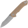 Bestech Torpedo Knife Beige G10, Stonewashed / Satin D2 (BG17B-1)