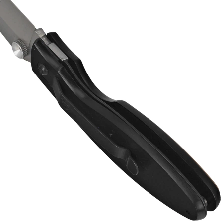 Nóż składany Muela KMC-7OL Black Aluminium/Olive Wood, Satin 440C