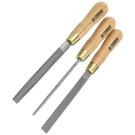 Zestaw pilników do metalu Mikov Narex Profi 3 szt. 150 mm (854301)