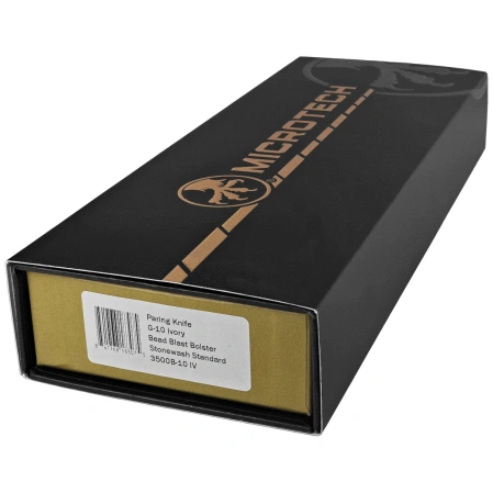 Microtech Pairing Kitchen Knife Ivory G10, Stonewashed MK390 (3500B-10IV)