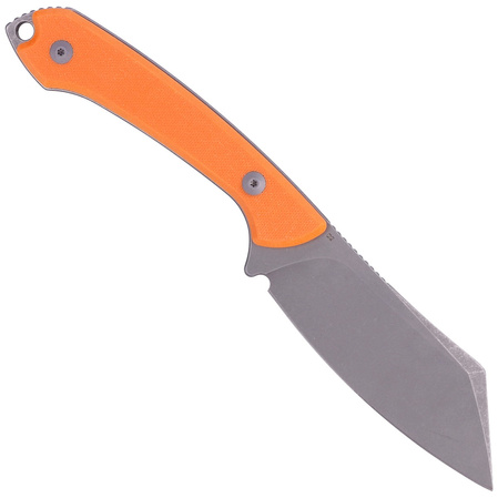 Nóż Kubey Perses Orange G10, Bead Blasted D2 (KU302A)