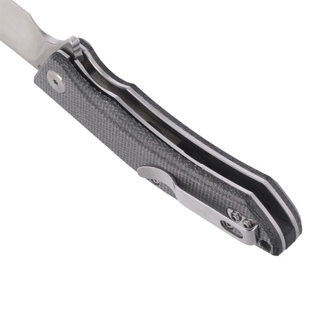 Bestech Cubis Black Micarta, Stonewashed/Satin D2 KNife (BG42A)